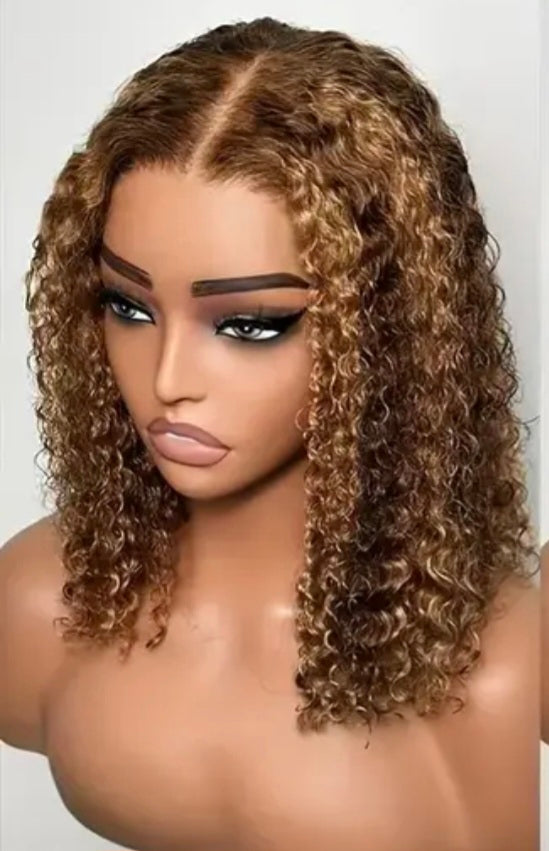 Deep curly lace wig 14inch