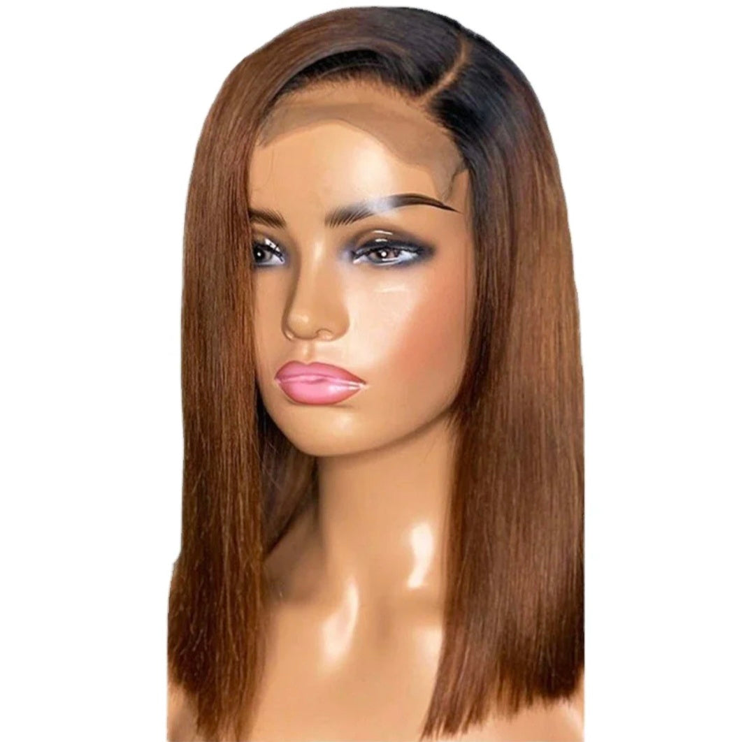2 tone straight wig
