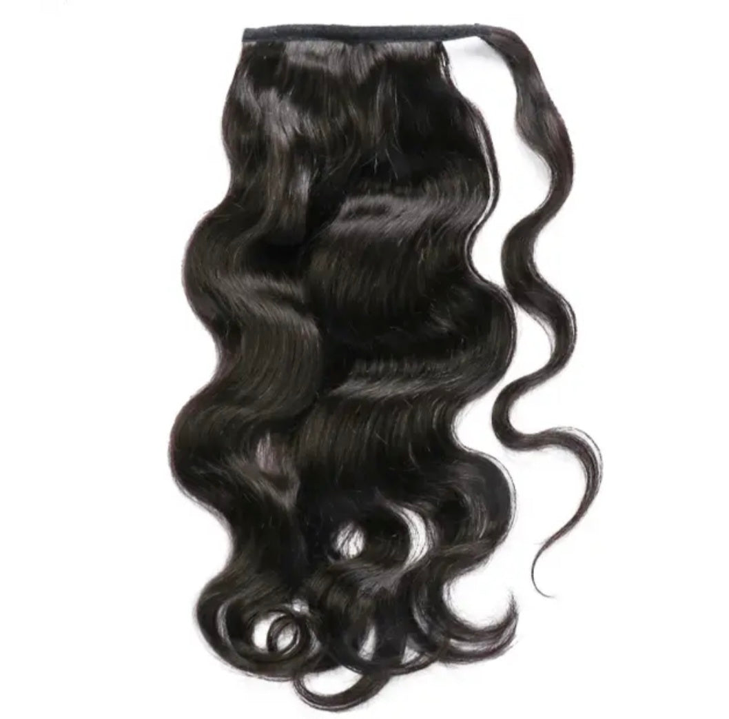 Body wave virgin human hair ponytail